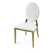 Atlas Commercial Products Alexa Dining Chair, Gold ALEXA41G